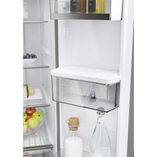 Haier FD 70 Series 5 444L No Frost Multi Door Freestanding Fridge Freezer - Platinum Inox | HFR5719EWMP from Haier - DID Electrical
