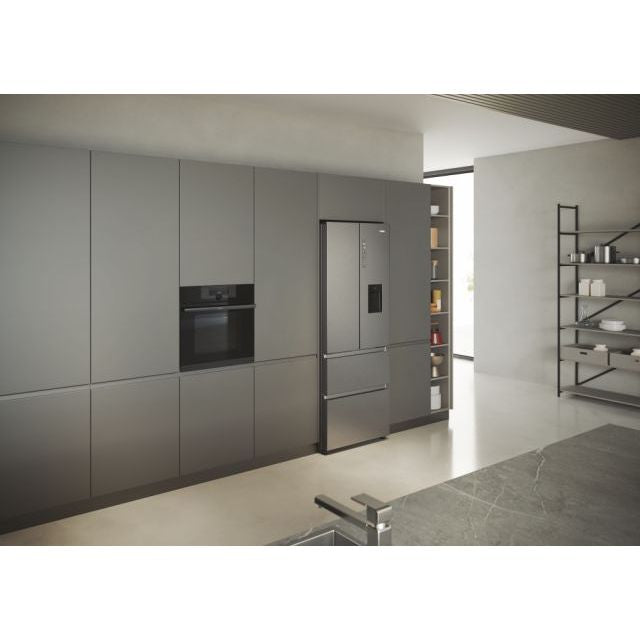 Haier FD 70 Series 5 444L No Frost Multi Door Freestanding Fridge Freezer - Platinum Inox | HFR5719EWMP from Haier - DID Electrical