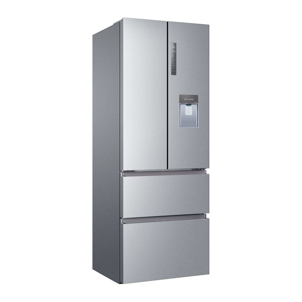 Haier FD 70 Series 5 444L No Frost Multi Door Freestanding Fridge Freezer - Platinum Inox | HFR5719EWMP from Haier - DID Electrical ()