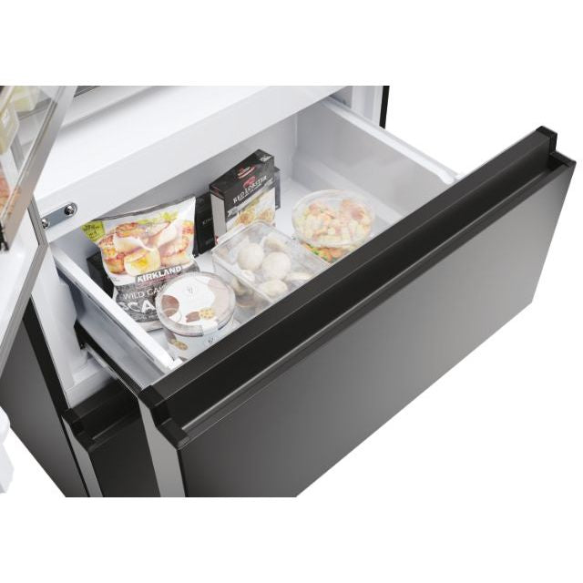Haier FD 70 Series 5 444L No Frost Freestanding Fridge Freezer - Slate Black | HFR5719EWPB from Haier - DID Electrical