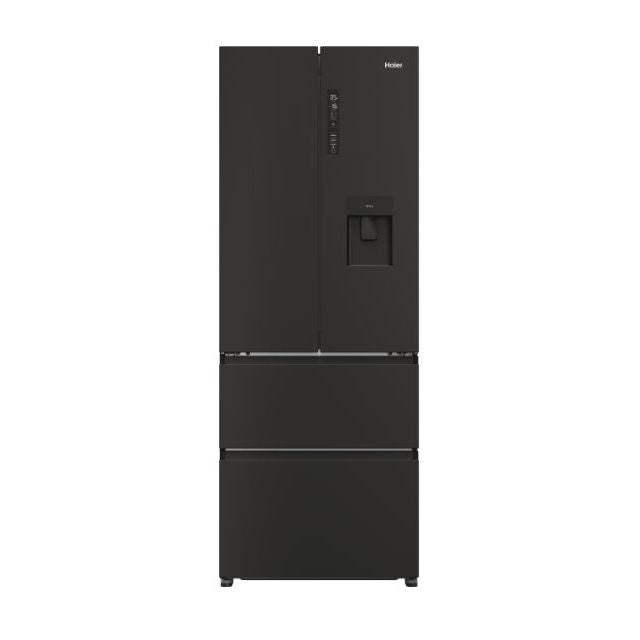 Haier FD 70 Series 5 444L No Frost Freestanding Fridge Freezer - Slate Black | HFR5719EWPB from Haier - DID Electrical