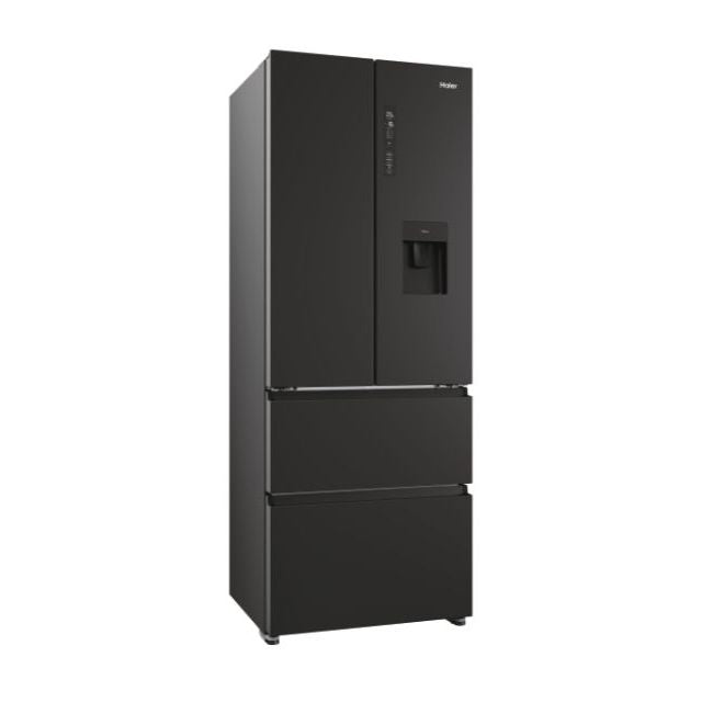 Haier FD 70 Series 5 444L No Frost Freestanding Fridge Freezer - Slate Black | HFR5719EWPB from Haier - DID Electrical