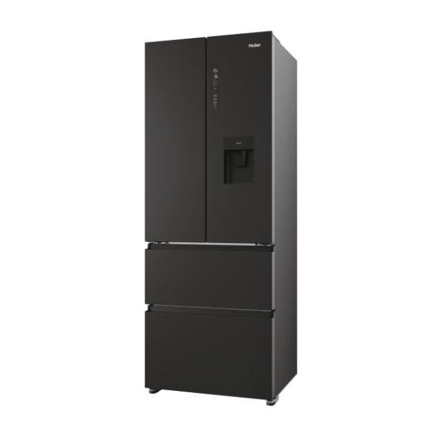 Haier FD 70 Series 5 444L No Frost Freestanding Fridge Freezer - Slate Black | HFR5719EWPB from Haier - DID Electrical