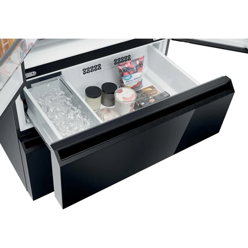 Haier FD 90 Series 7 703L Freestanding French Door Fridge Freezer - Glass Inox | HFR79F19DFGB from Haier - DID Electrical