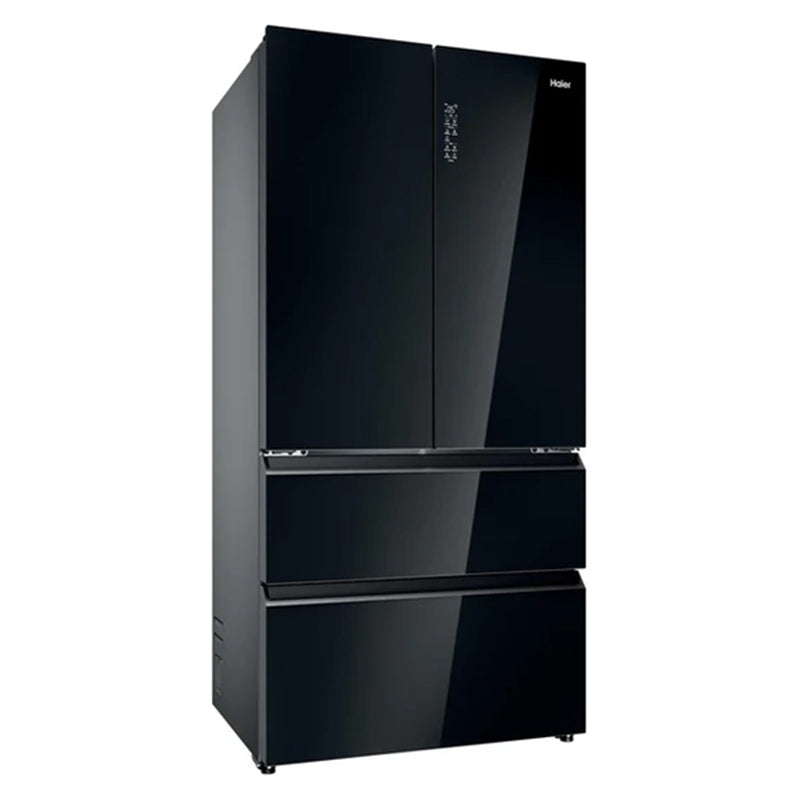 Haier FD 90 Series 7 703L Freestanding French Door Fridge Freezer - Glass Inox | HFR79F19DFGB from Haier - DID Electrical