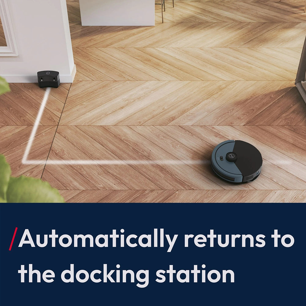 Hoover Hydro Pro Robot Vacuum Cleaner and Mop - Metallic Harbor Blue | HG450HP from Hoover - DID Electrical