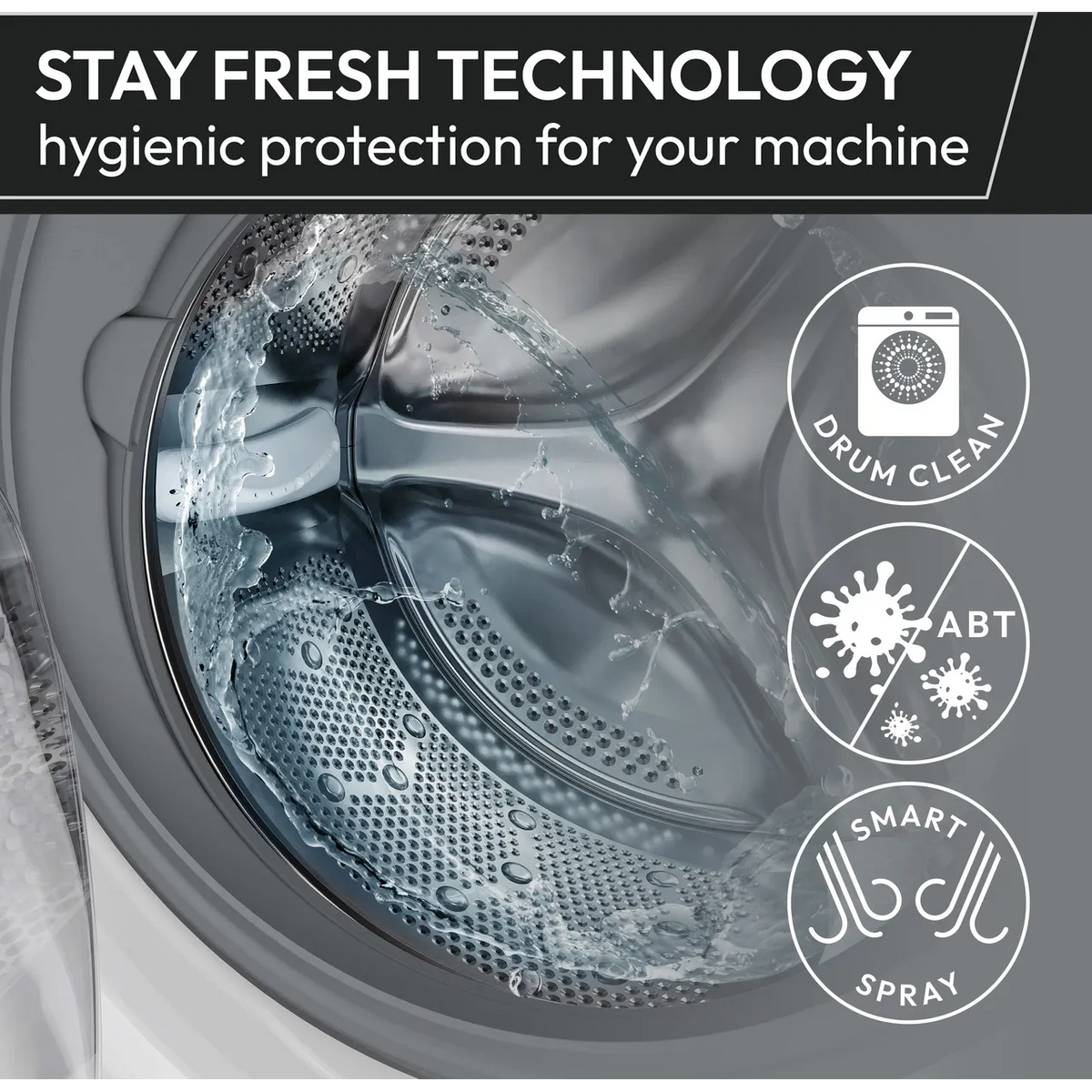 Hoover Pro Wash Series 1 8KG 1400RPM Freestanding Washing Machine - White | HGD 48SB6-80 from Hoover - DID Electrical