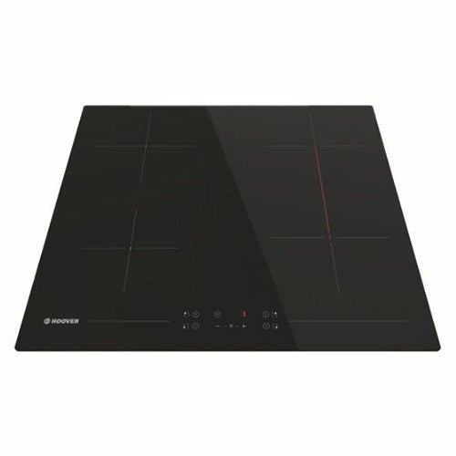 Hoover 60cm 4 Zone Vetroceramic Hob - Black | HH64BVT from Hoover - DID Electrical
