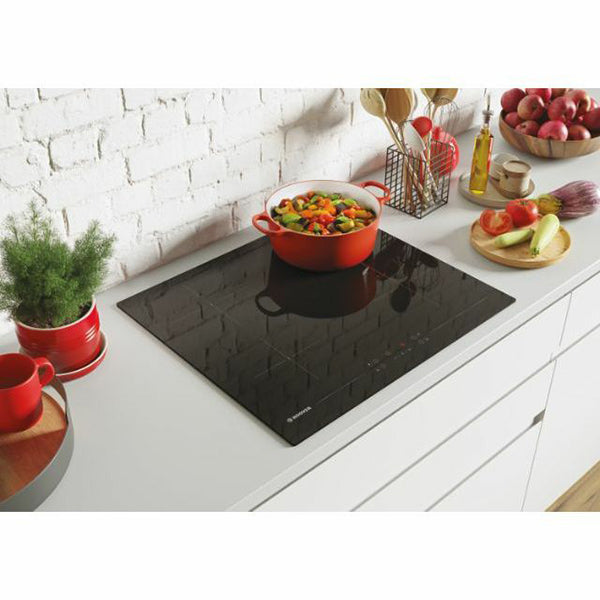 Hoover 60cm 4 Zone Vetroceramic Hob - Black | HH64BVT from Hoover - DID Electrical