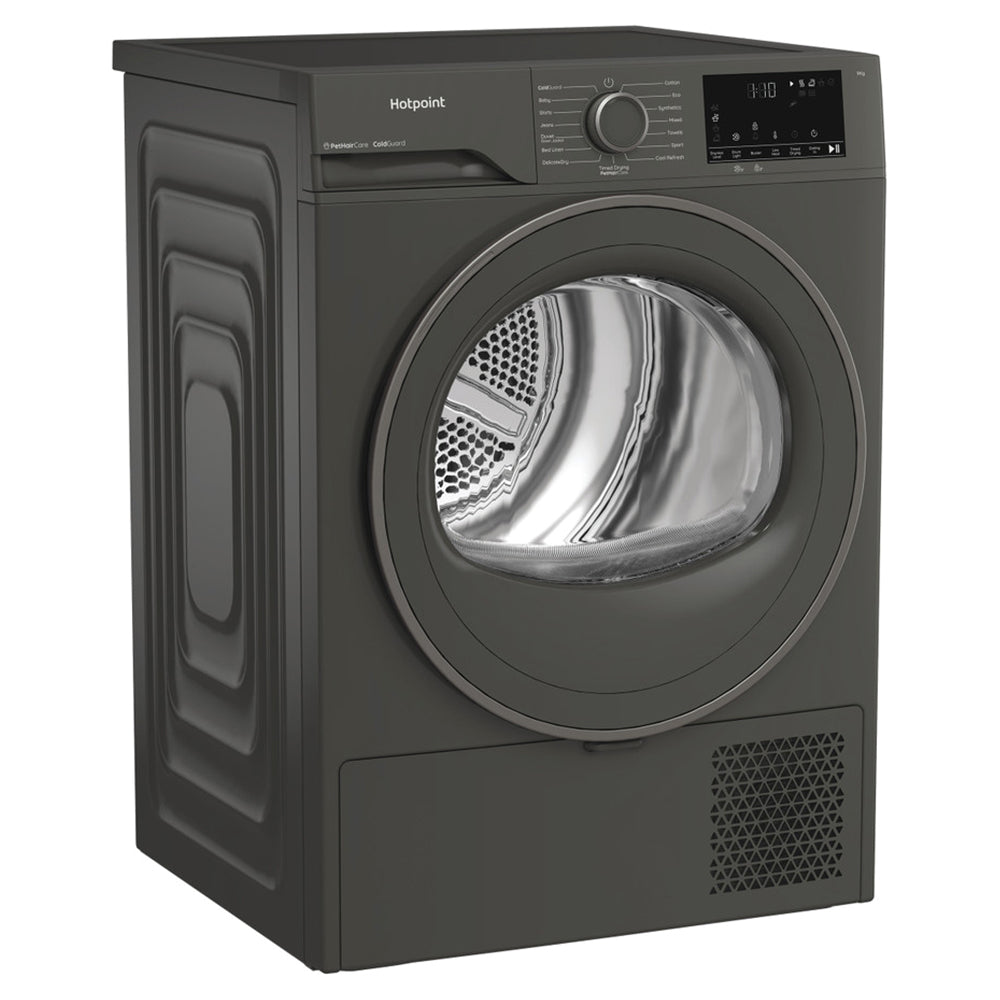 Hotpoint 9KG Freestanding Heat Pump Tumble Dryer - Dark Grey | HHDD90GGIRE from Hotpoint - DID Electrical