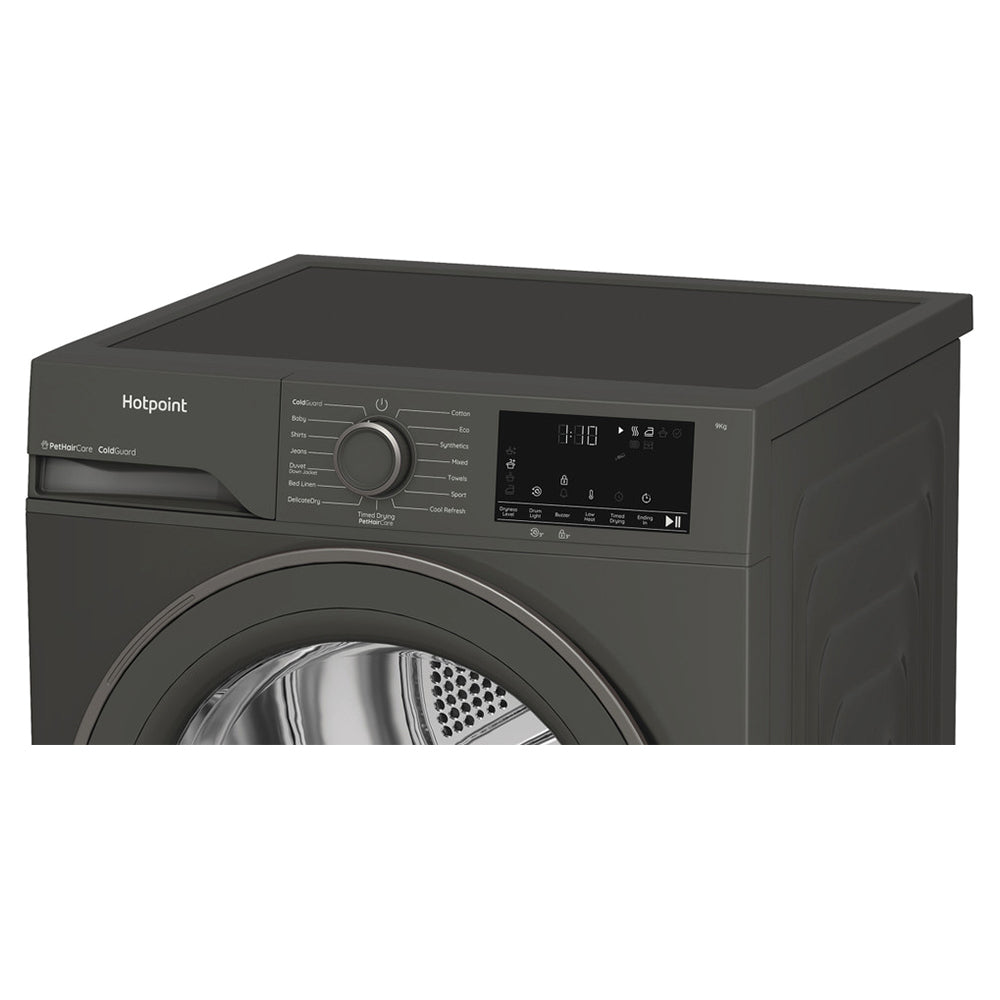 Hotpoint 9KG Freestanding Heat Pump Tumble Dryer - Dark Grey | HHDD90GGIRE from Hotpoint - DID Electrical
