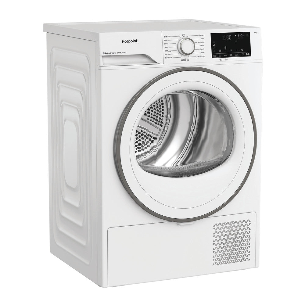 Hotpoint 9KG Freestanding Heat Pump Tumble Dryer - White | HHDD90WWIRE from Hotpoint - DID Electrical