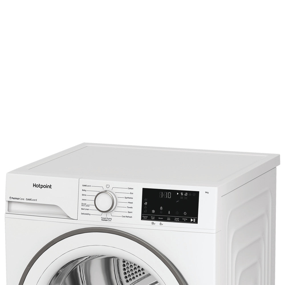 Hotpoint 9KG Freestanding Heat Pump Tumble Dryer - White | HHDD90WWIRE from Hotpoint - DID Electrical