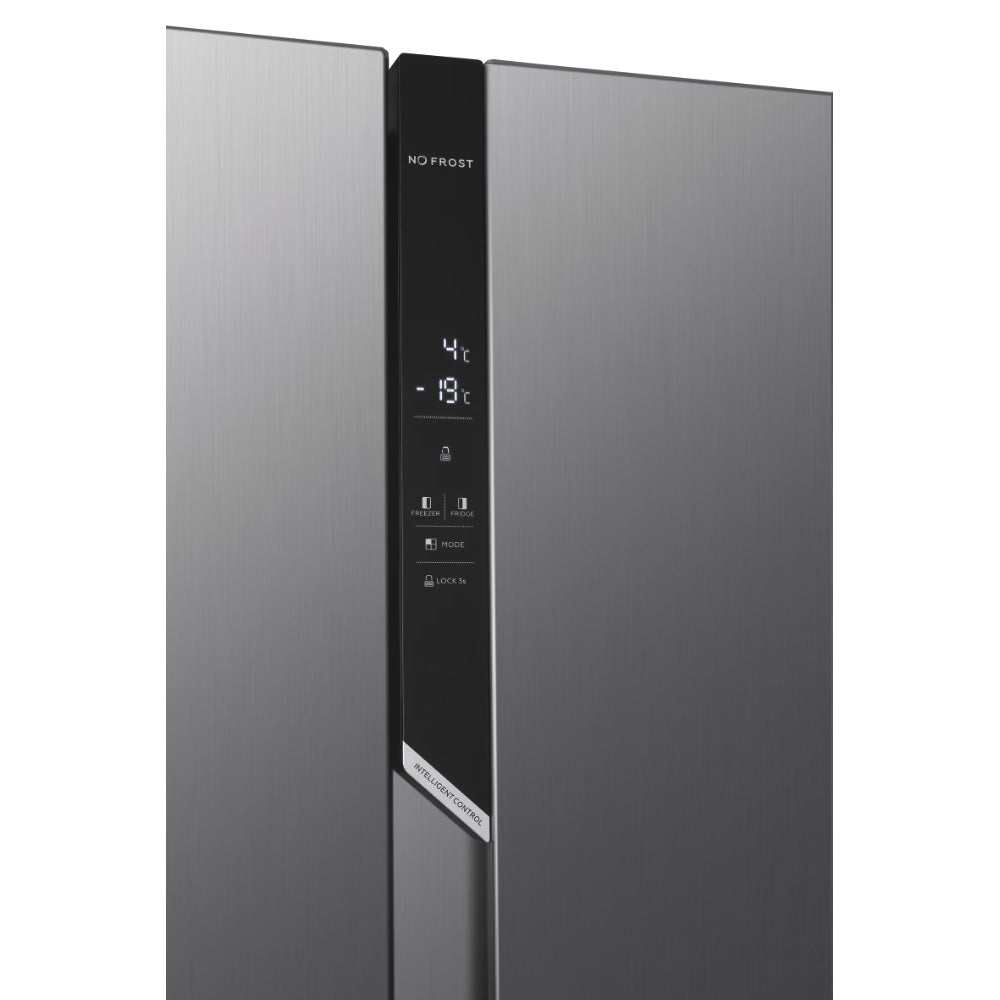 Hoover H-Fridge 500 Maxi 521L Frost Free American Freestanding Fridge Freezer - Inox | HHSBSO-6174XK-1 from Hoover - DID Electrical