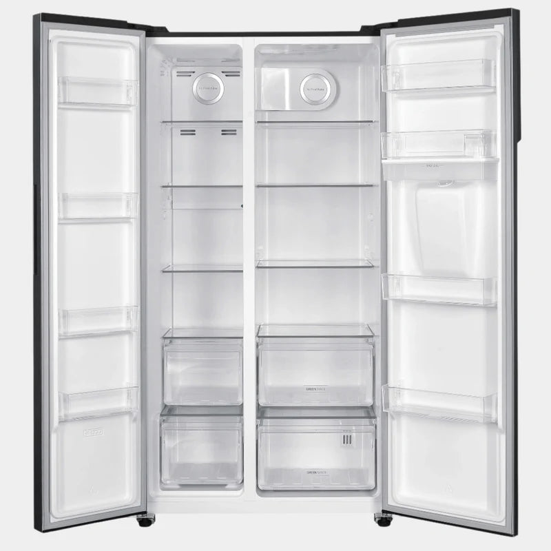 Hoover H-Fridge 500 Maxi 532L Frost Free Freestanding American Fridge Freezer - Black | HHSBSO6174BWDK-1 from Hoover - DID Electrical