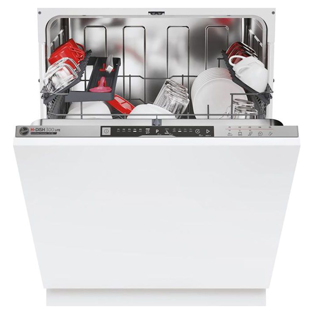 Hoover 60CM Built-In Standard Dishwasher - White | HI 3E9E0S-80 from Hoover - DID Electrical