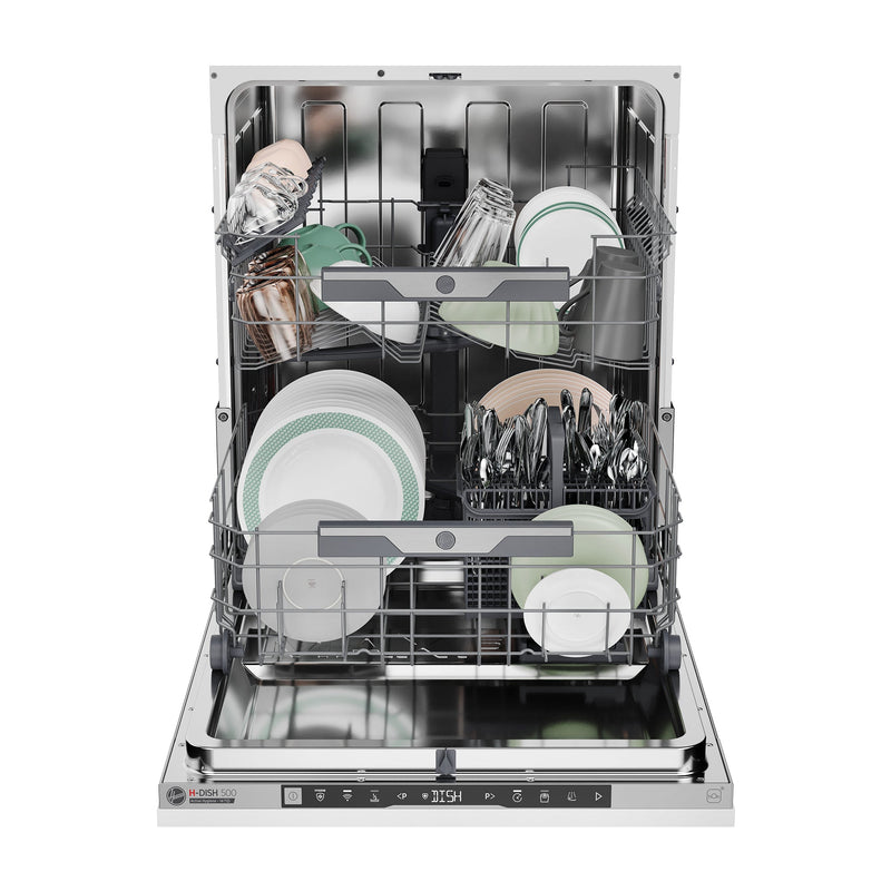 Hoover H-Dish 500 60CM Fully Integrated Standard Dishwasher - Graphite | HI4C6F0S-80