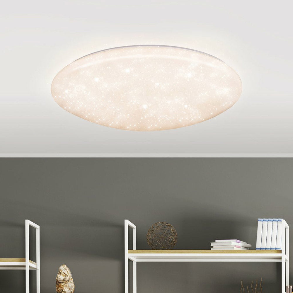 Brilliant 1 Light 80W Shakira LED Wall and Ceiling Light - White | HK18376S75 from Brilliant - DID Electrical