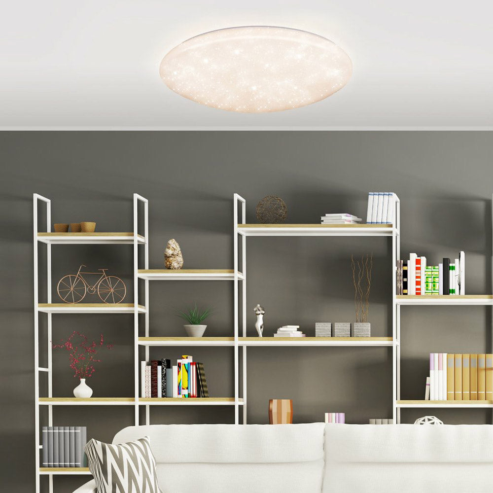 Brilliant 1 Light 80W Shakira LED Wall and Ceiling Light - White | HK18376S75 from Brilliant - DID Electrical