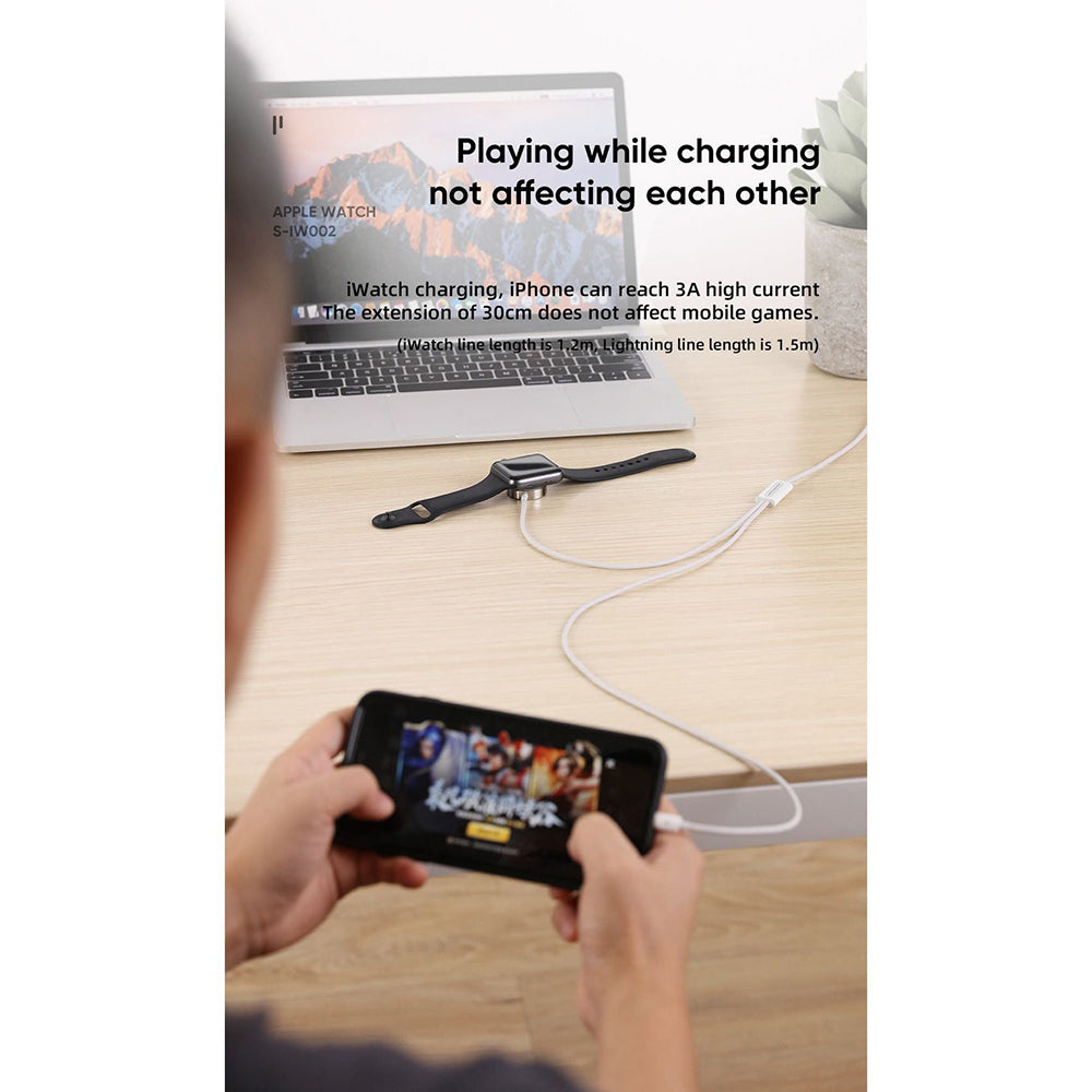 Joyroom 1.5M Lightning &amp; Charger Cable - White | HL-IW0025 from Joyroom - DID Electrical
