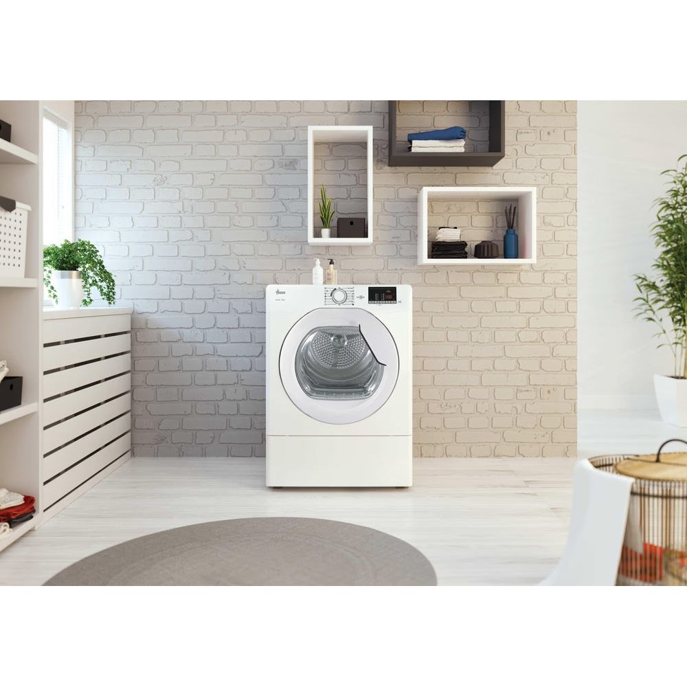 Hoover H-DRY 300 Lite 10KG Freestanding Vented Tumble Dryer - White | HLE V10DG-80 from Hoover - DID Electrical
