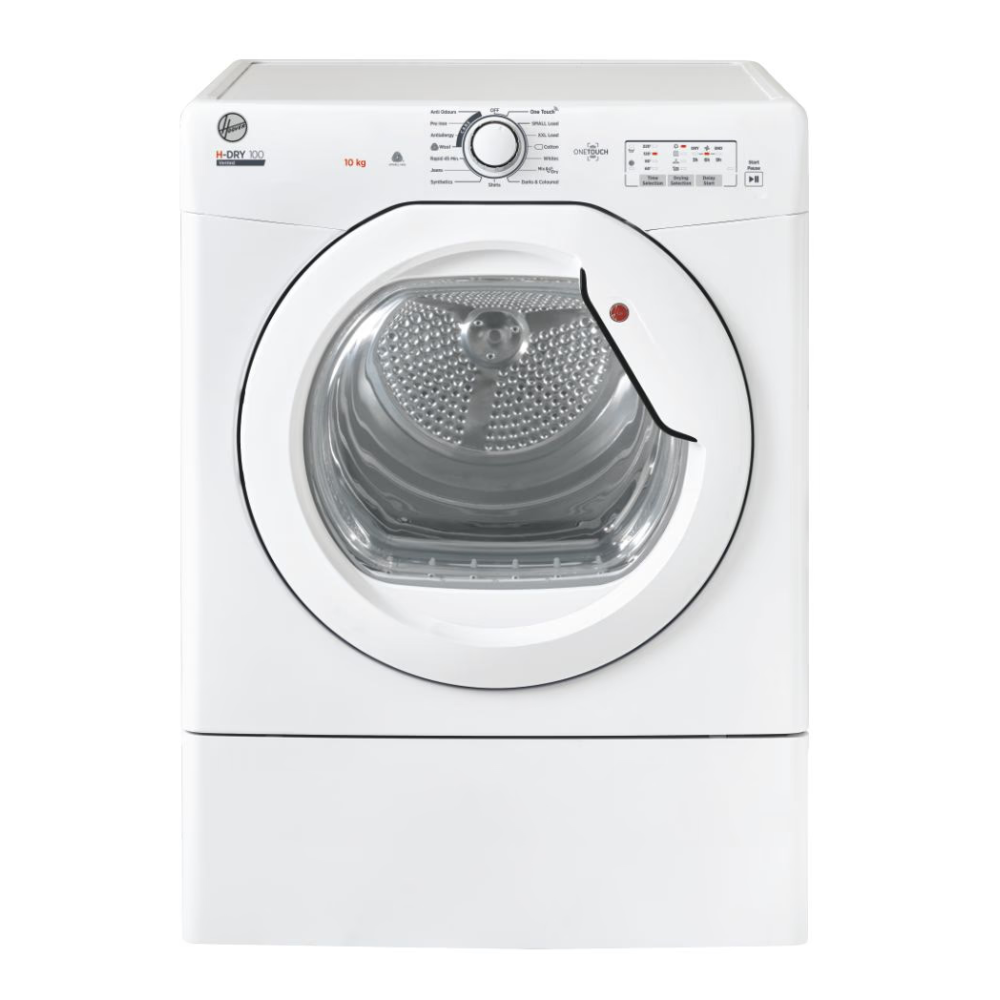 Hoover 10KG Freestanding Vented Tumble Dryer - White | HLEV10LG-80