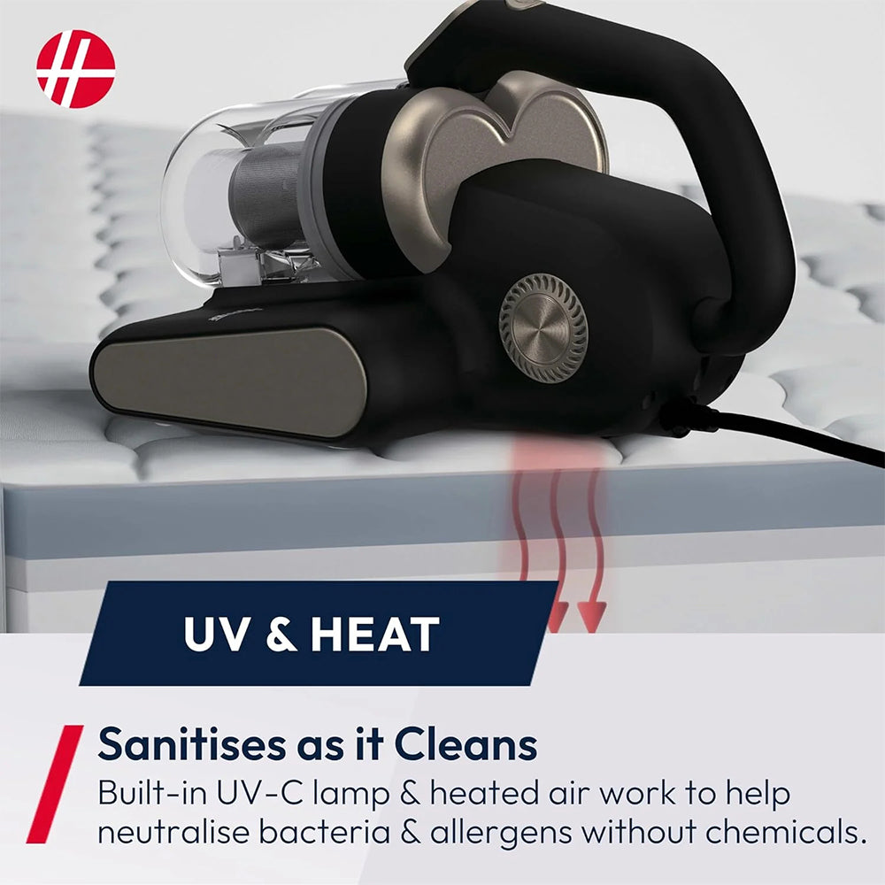 Hoover 4-in-1 Corded UV Mattress Handheld Vacuum Cleaner - Urban Black | HMC520UV from Hoover - DID Electrical