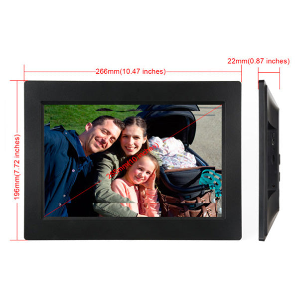 Harmony 10.1" Touch Panel Photo Frame - Black | HN-DPF1000 from Harmony - DID Electrical