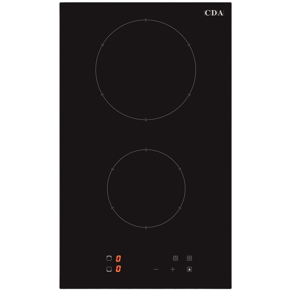 CDA Domino 28CM 2 Zone Induction Hob - Black | HN3615FR