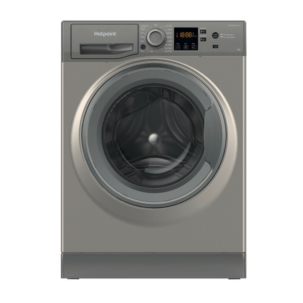 Hotpoint 9KG 1400RPM Freestanding Washing Machine - Graphite | HNR9W64GGIRE from Hotpoint - DID Electrical
