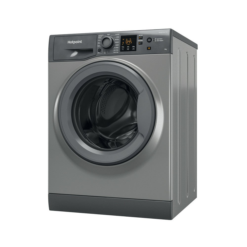 Hotpoint 9KG 1400RPM Freestanding Washing Machine - Graphite | HNR9W64GGIRE from Hotpoint - DID Electrical