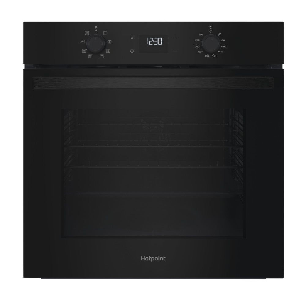 Hotpoint 71L Built-In Multifunction Electric Single Oven - Black | HO3K55CBUK from Hotpoint - DID Electrical