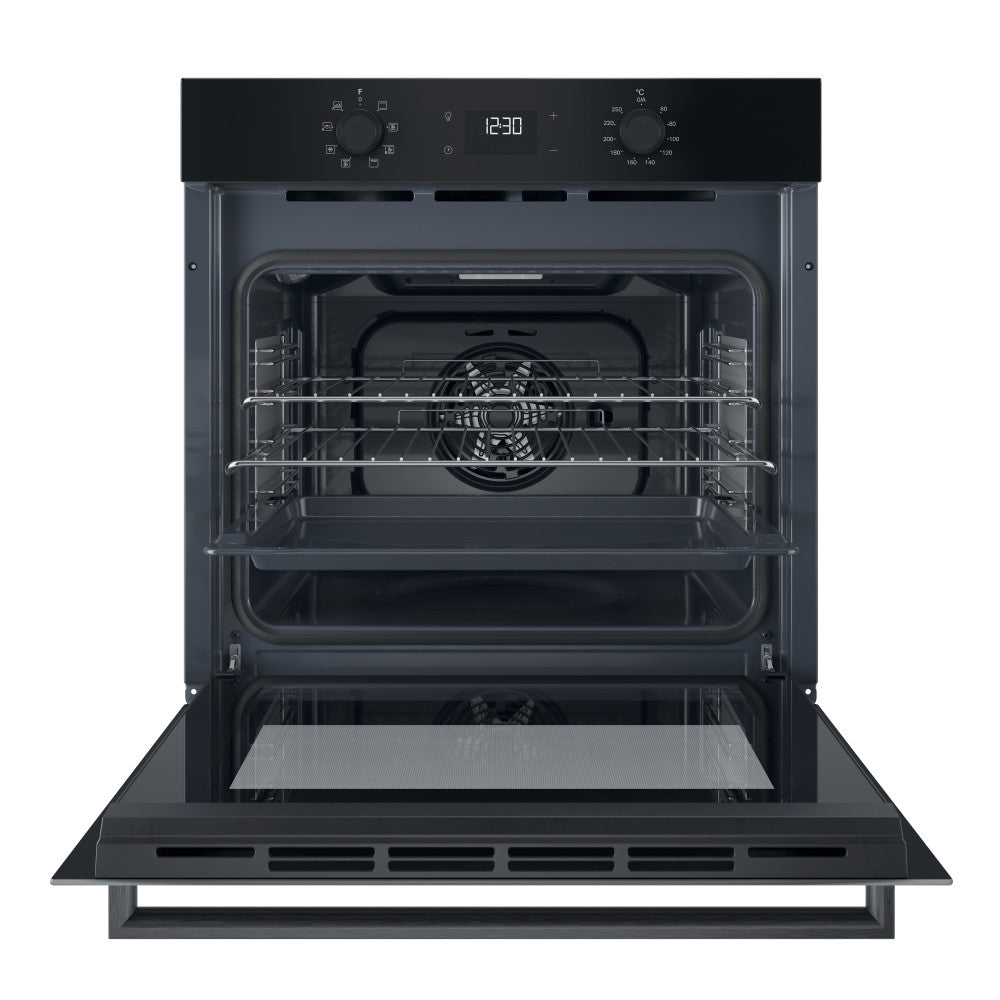 Hotpoint 71L Built-In Multifunction Electric Single Oven - Black | HO3K55CBUK from Hotpoint - DID Electrical