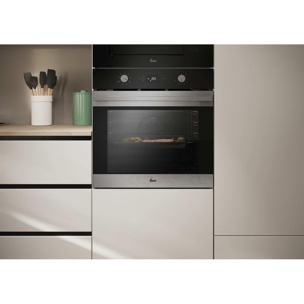 Hoover 78L Built-In Conventional Electric Single Oven - Stainless Steel | HO6 H3T1CTX from Hoover - DID Electrical