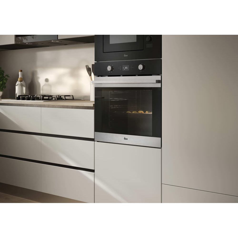 Hoover 78L Built-In Conventional Electric Single Oven - Stainless Steel | HO6 H3T1CTX from Hoover - DID Electrical