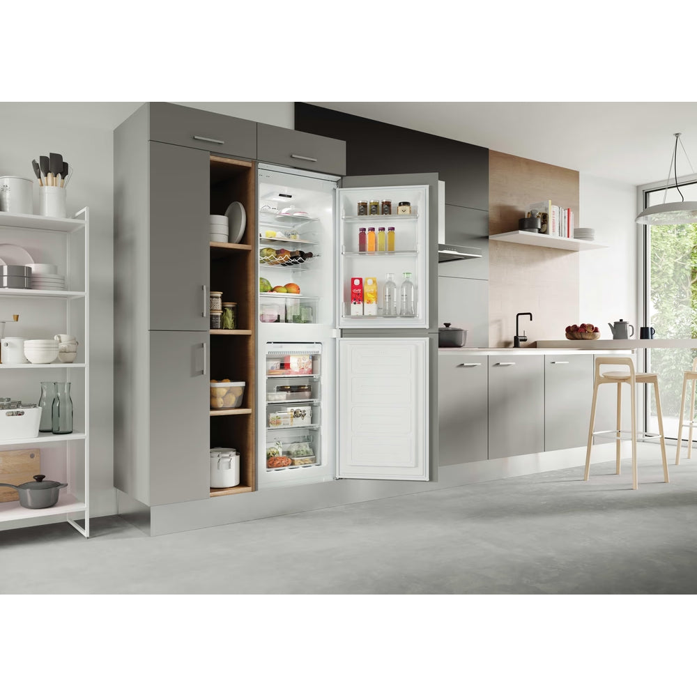 Hoover 228L Frost Free Built-In Fridge Freezer - White | HOB50N518EVK from Hoover - DID Electrical