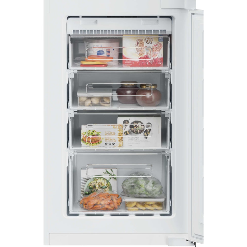 Hoover 228L Frost Free Built-In Fridge Freezer - White | HOB50N518EVK from Hoover - DID Electrical