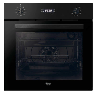 Hoover H-Oven 300 70L Built-In Multifunction Electric Single Oven - Black | HOC3T587A8B