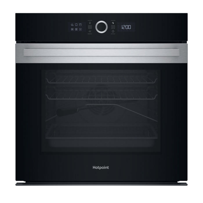Hotpoint 73L Built-in Electric Single Oven - Black and Silver | HOI5S8PM0XUK from Hotpoint - DID Electrical