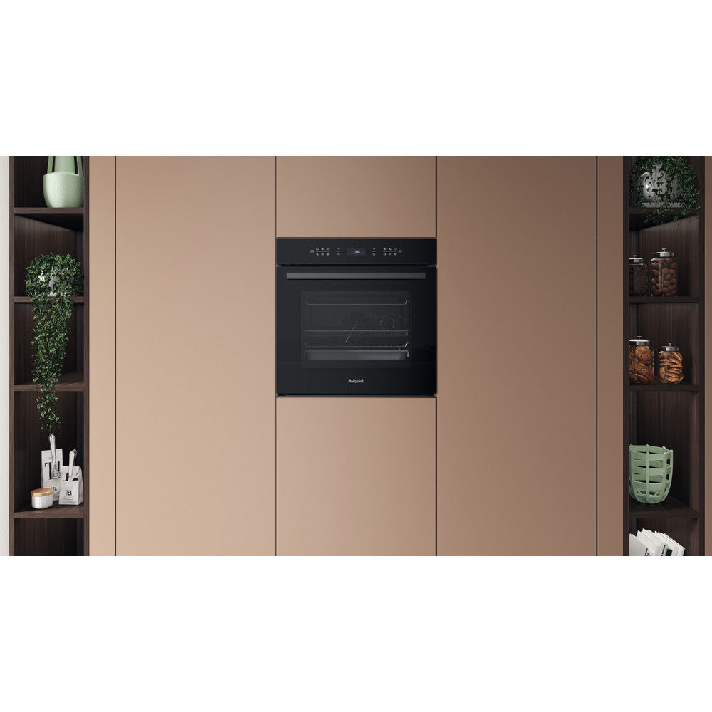 Hotpoint 73L Built-In Multifunction Electric Single Oven - Black| HOI78PPT1SBUK from Hotpoint - DID Electrical
