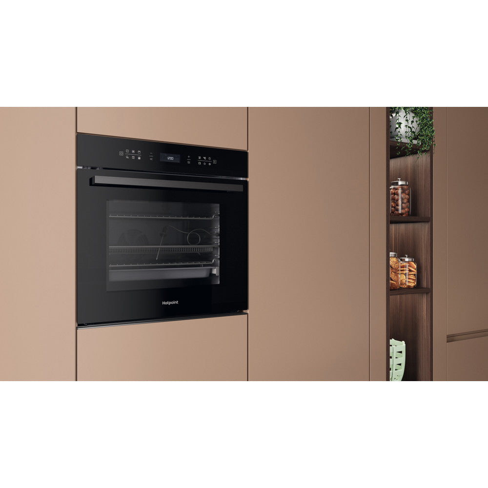 Hotpoint 73L Built-In Multifunction Electric Single Oven - Black| HOI78PPT1SBUK from Hotpoint - DID Electrical