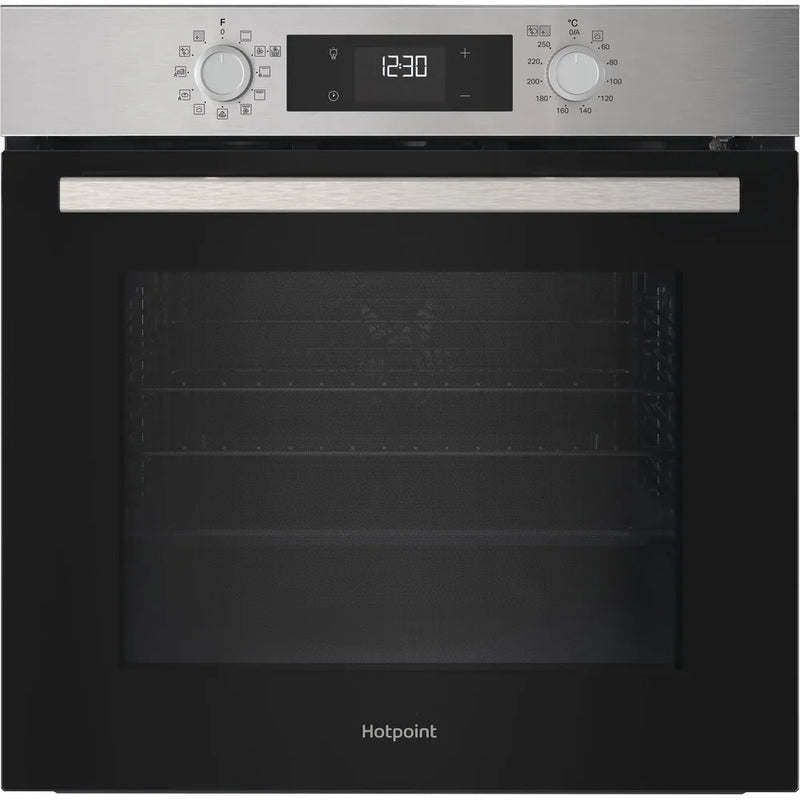 Hotpoint Class 7 Single Oven Built In 73L- Black| HOI78PPT1SBUK from Hotpoint - DID Electrical