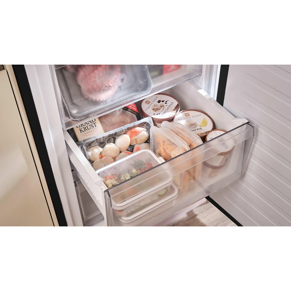 Hoover H-Combi 300 355L Frost Free Freestanding Fridge Freezer - Black | HONCQ2T618EBK from Hoover - DID Electrical