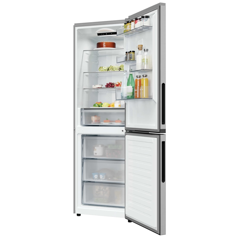 Hoover H-COMBI 300 355 Frost Free Freestanding Fridge Freezer - Inox | HONCQ2T618EXK from Hoover - DID Electrical