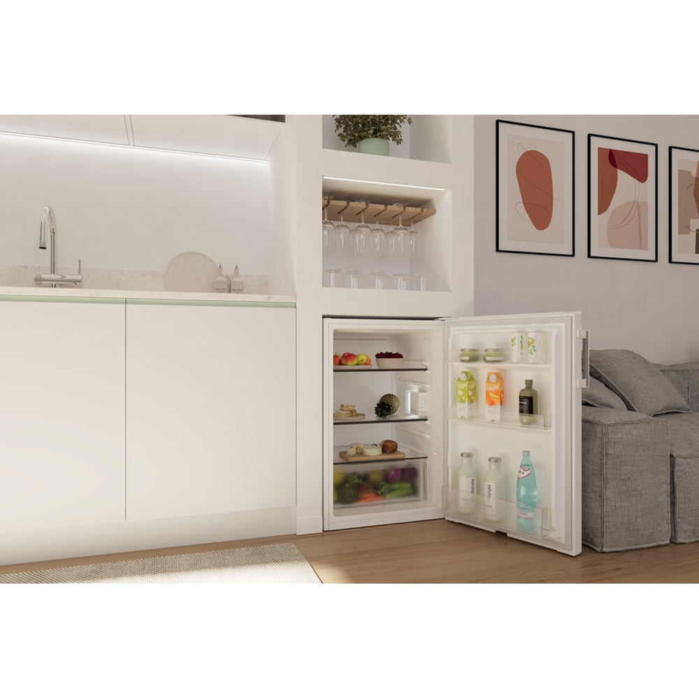 Hoover H-FRIDGE 300 129L Undercounter Fridge - White | HONLQ2S58EWHK from Hoover - DID Electrical