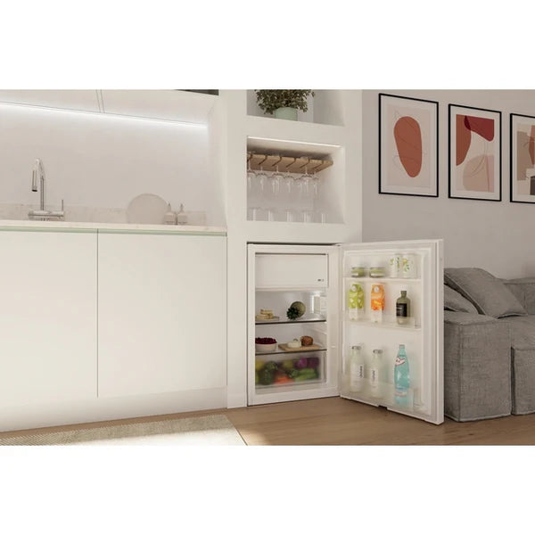 Hoover H-Fridge 300 114L Freestanding Mini Fridge Freezer - White | HONOQ2S58EWK from Hoover - DID Electrical