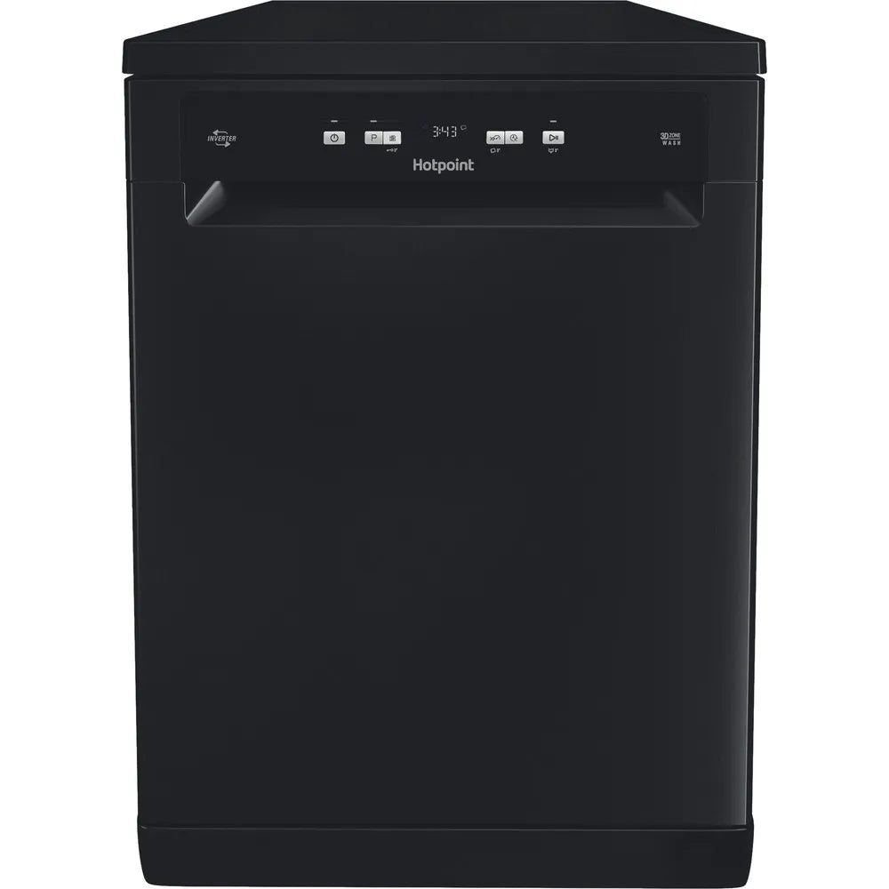 Hotpoint 60CM Freestanding Standard Dishwasher - Black | HP2FFC14BN6BUK