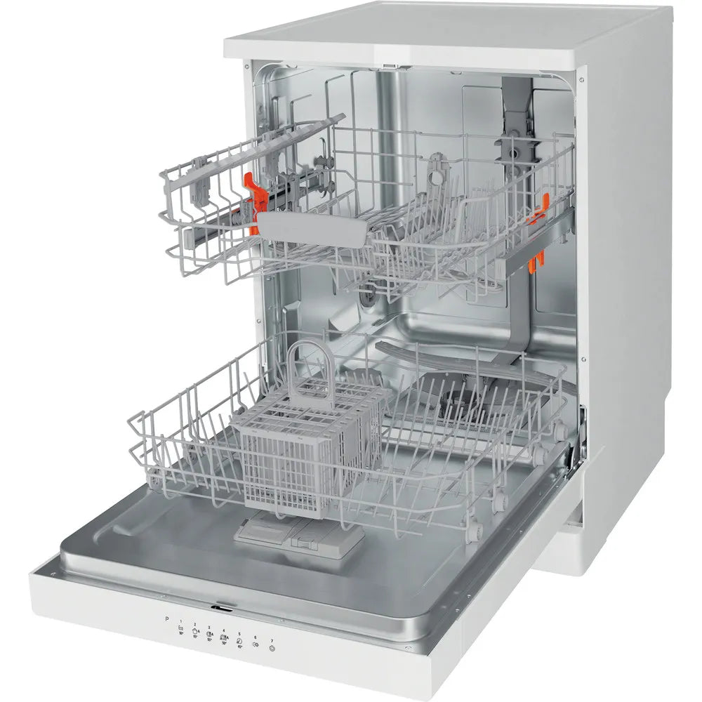 Hotpoint 60CM Freestanding Standard Dishwasher - White | HP2FFC14BN6WUK