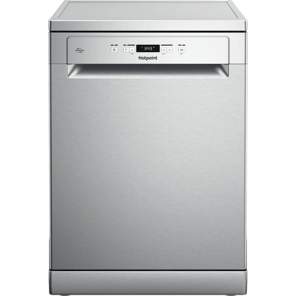Hotpoint 60CM Freestanding Standard Dishwasher - Inox | HP2FFC14BN6XUK