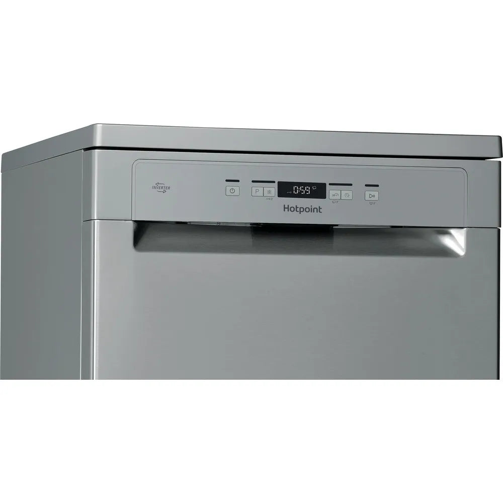 Hotpoint 60CM Freestanding Standard Dishwasher - Inox | HP2FFC14BN6XUK